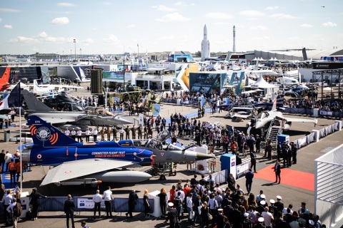 法国巴黎航空航天展览会展会现场图片