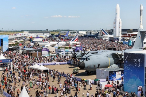 法国巴黎航空航天展览会展会现场图片