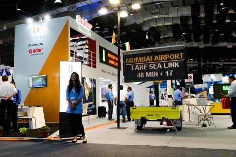 印度交通展览会展会现场图片