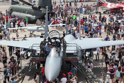 新加坡航空展览会展会现场图片