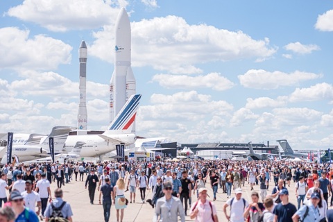 法国巴黎航空航天展览会展会现场图片