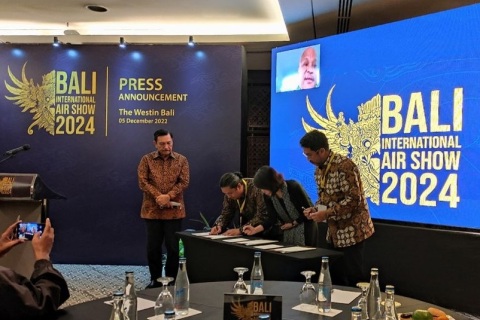 印尼巴厘岛国际航空展展会现场图片