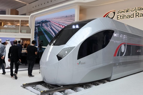 中东阿布扎比铁路交通、轨道交通展览会展会现场图片