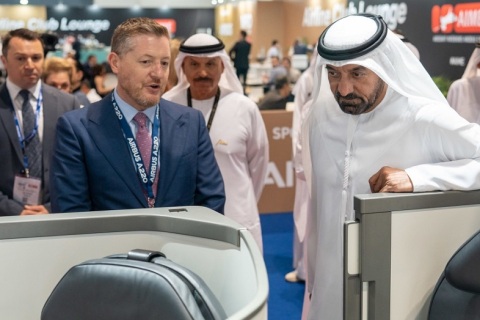 中东迪拜航空维修及地面服务展展会现场图片