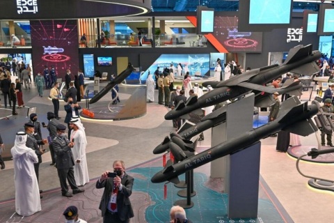 中东阿联酋迪拜航空展览会展会现场图片