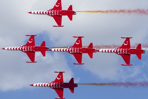 土耳其伊斯坦布尔航空展览会展会现场图片