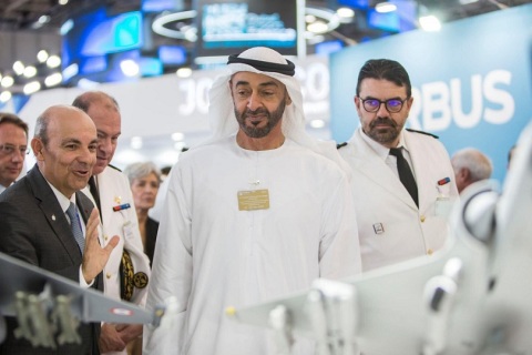 中东阿联酋迪拜航空展览会展会现场图片