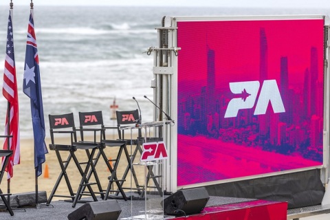 美国海上航空展展会现场图片