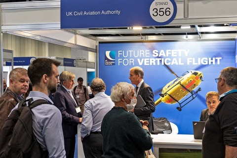 英国伦敦直升机展览会展会现场图片
