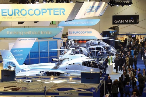 英国伦敦直升机展览会展会现场图片