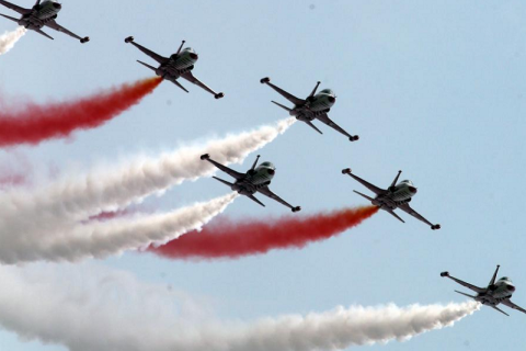 土耳其伊斯坦布尔航空展览会展会现场图片