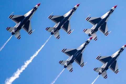 美国佛罗里达航空展展会现场图片