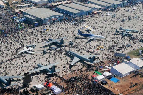 智利圣地亚哥航空展览会展会现场图片