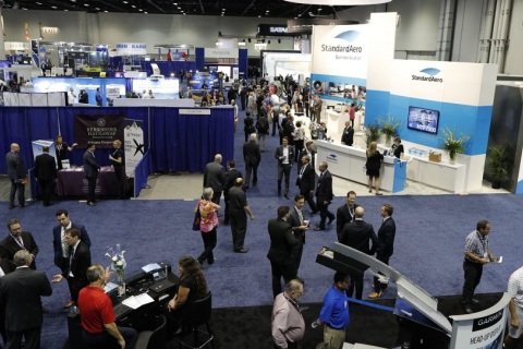 美国公务航空展览会展会现场图片