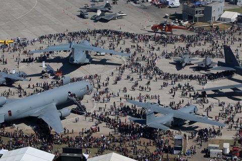 智利圣地亚哥航空展览会展会现场图片