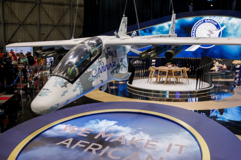 南非开普敦航空及国防展览会AAD展会现场图片