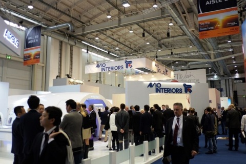 德国汉堡飞机内饰展览会展会现场图片