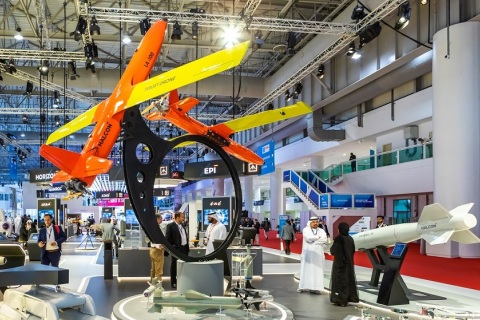中东阿联酋迪拜航空展览会展会现场图片