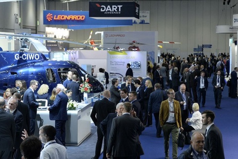 英国伦敦直升机展览会展会现场图片