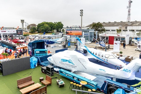 巴西圣保罗公务航空展览会展会现场图片