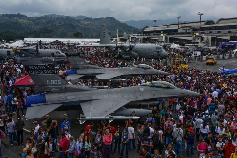 哥伦比亚麦德林航空航天展览会展会现场图片