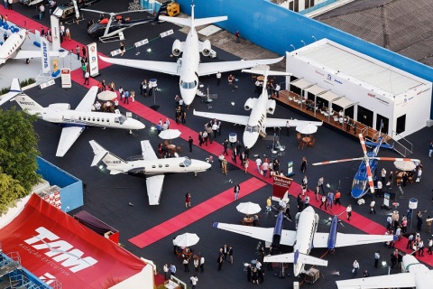 巴西圣保罗公务航空展览会展会现场图片