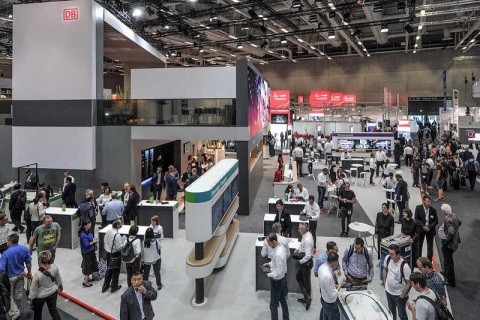 德国柏林轨道交通展览会展会现场图片