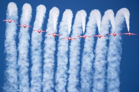 美国海军航空展展会现场图片