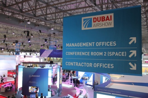 中东阿联酋迪拜航空展览会展会现场图片