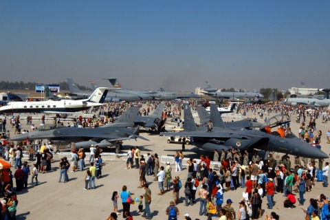 智利圣地亚哥航空展览会展会现场图片