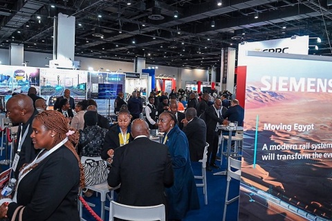 南非约翰内斯堡铁路及轨道交通展览会展会现场图片