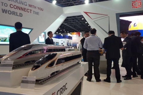 沙特铁路及轨道交通展览会展会现场图片