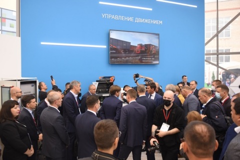 俄罗斯圣彼得堡轨道交通展览会展会现场图片