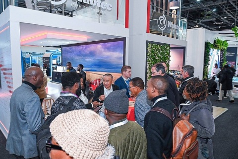 南非约翰内斯堡铁路及轨道交通展览会展会现场图片