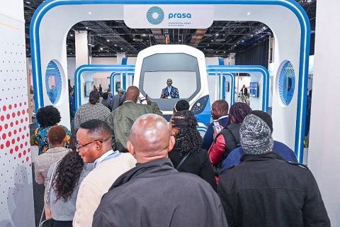 南非约翰内斯堡铁路及轨道交通展览会展会现场图片