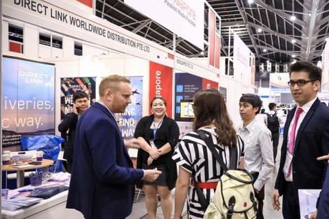 新加坡包裹物流展览会展会现场图片