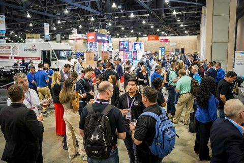 美国世界快递物流展览会展会现场图片