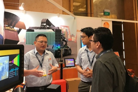 新加坡亚洲集装箱供应链展览会展会现场图片