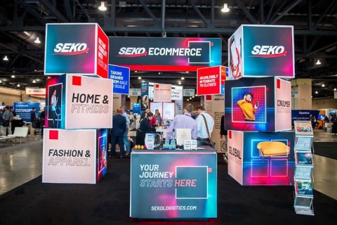 美国世界快递物流展览会展会现场图片