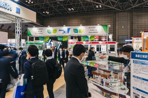 日本东京海事展览会展会现场图片