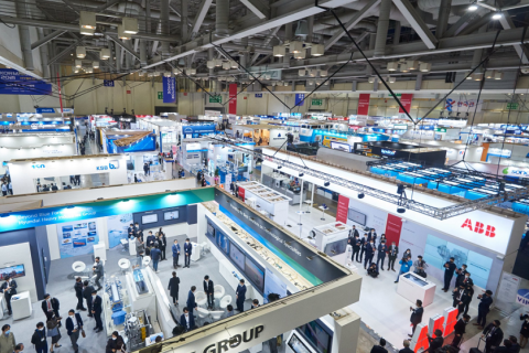 韩国釜山海事展览会展会现场图片