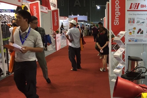 越南河内船舶海事展览会展会现场图片