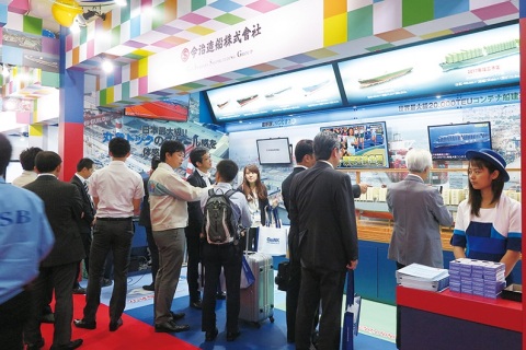 日本今治船舶海事展览会展会现场图片