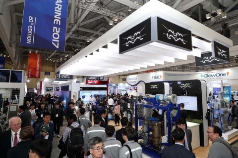 韩国釜山海事展览会展会现场图片