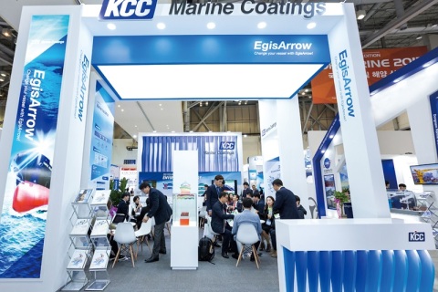 韩国釜山海事展览会展会现场图片