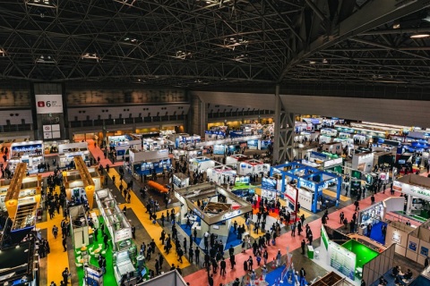 日本东京海事展览会展会现场图片