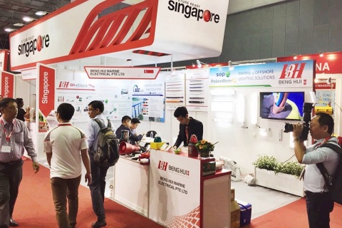 越南河内船舶海事展览会展会现场图片