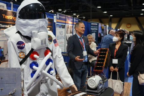 美国太空技术展览会展会现场图片