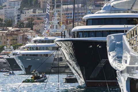 摩纳哥游艇展览会展会现场图片