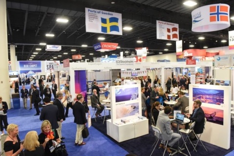 美国游艇展览会展会现场图片